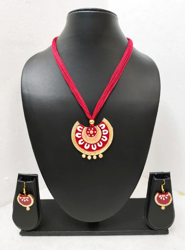Handcrafted Terracotta Jewellery Set