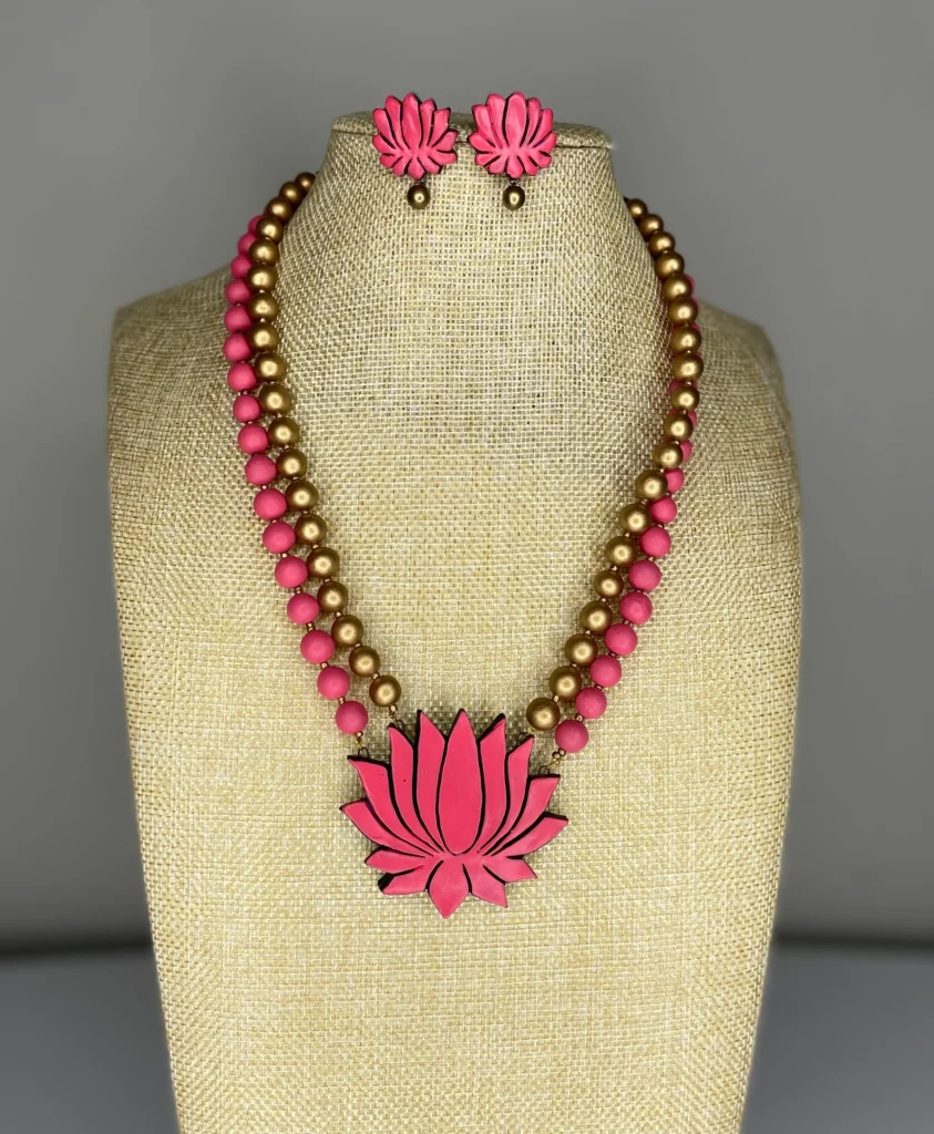 Handcrafted Terracotta Jewellery Set