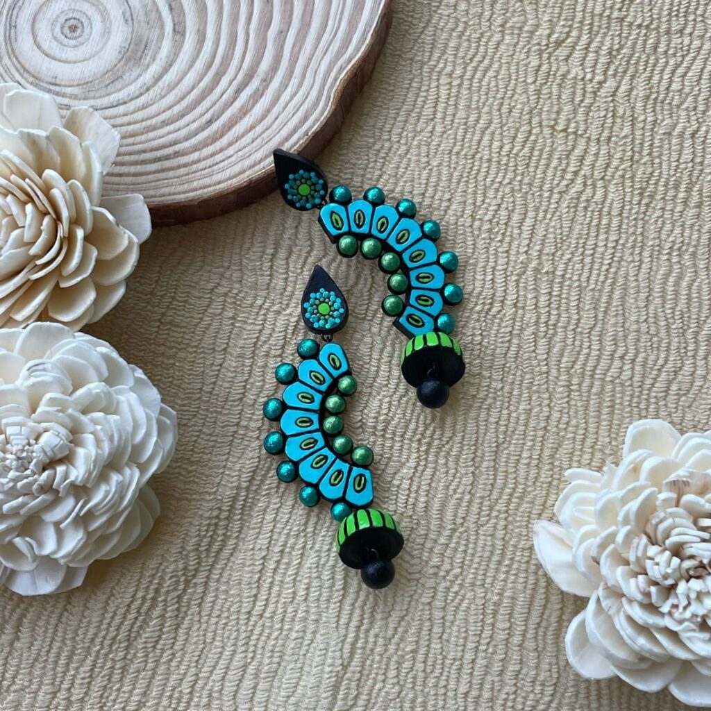 Handcrafted Terracotta Jewellery Set